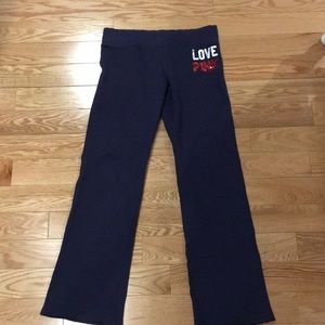 VICTORIAS SECRET PINK RED SOX SWEATPANTS